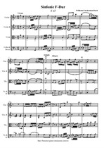 Bach Wilh. Fr. - Sinfonie F-Dur – Score & Parts