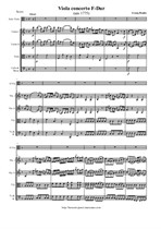 Benda G. Viola concerto F-Dur - Score & all Parts