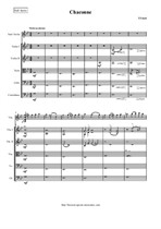 Chaconne g-moll for Violin and String orchestra - Score & all Parts
