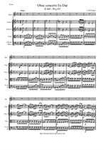 Bach C. Ph. E. Oboe concerto Es-Dur - Score & all Parts