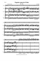 Vivaldi A. Fagotto concerto F-Dur - Score & Parts