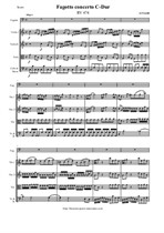 Vivaldi A. Fagotto concerto C-Dur - Score & all Parts