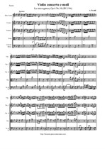 Vivaldi A. Violin concerto c-moll 'La stravaganza' – Score & Parts