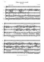 Vivaldi A. Oboe concerto a-moll - Score & Parts
