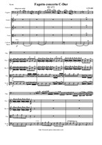 Vivaldi A. Fagotto concerto C-Dur - Score & Parts