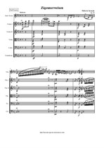 Zigeunerweisen for Violin and String orchestra version - Score & parts