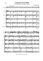 Bottesini G. Double Bass Concerto No.2 h-moll arranged for Double Bass & String orchestra - Score & Parts