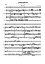 Albinoni T. Concerto B-Dur for Oboe and String orchestra - Score & all Parts