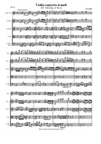 Vivaldi A. Violin concerto d-moll - Score & all Parts