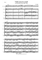 Vivaldi A. Violin concerto a-moll 'La Cetra' – Score & all Parts