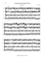 Vivaldi A. Concerto for strings C-Dur - Score & Parts