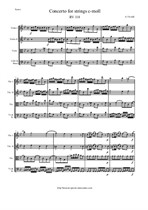 Vivaldi A. Concerto for strings c-moll - Score & Parts