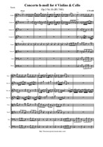 Vivaldi A. Concerto h-moll for 4 Violins & Cello