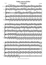 Vivaldi A. Violin concerto D-Dur 'L'inquietudine' - Score & all Parts