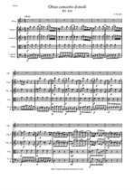 Vivaldi A. Oboe concerto d-moll - Score & all Parts