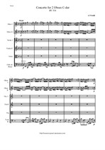 Vivaldi A. Concerto for 2 Oboes and String orchestra C-Dur -Score & all Parts