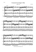 Vivaldi A. Concerto for Strings C-Dur - Score & Parts