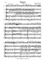 Franchomme A. Romance for Cello and String orchestra - Score & all parts