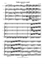 Vivaldi A. Violin Concerto e-moll - Score & all Parts