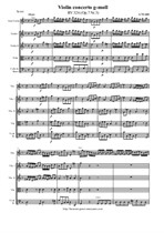 Vivaldi A. Violin concerto g-moll - Score & Parts