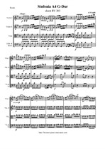 Vivaldi A. Sinfonia A4 G-Dur - Score & Parts