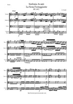 Vivaldi A. Sinfonia C-Dur avanti La Sena Festeggiante - Score & Parts