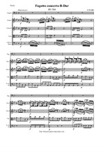 Vivaldi A. Fagotto concerto Β-Dur - Score & all Parts