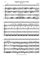 Fagotto concerto C-Dur - Score & Parts