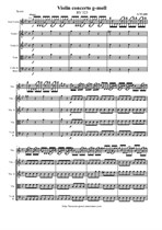 Vivaldi A. Violin concerto g-moll – Score & Parts