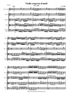 Vivaldi A. Violin concerto d-moll - Score & parts