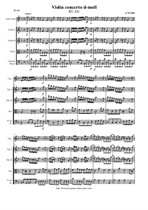 Vivaldi A. Violin concerto d-moll – Score & Parts