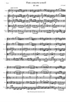 Vivaldi A. Flute concerto a-moll - Score & Parts