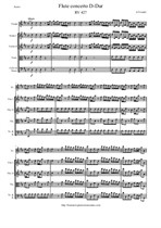 Vivaldi A. Flute concerto D-Dur - Score & parts