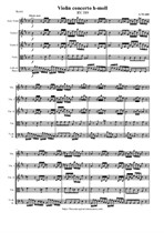Vivaldi A. Violin Concerto h-moll - Score & Parts