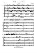 Albinoni T. Violin Concerto A-Dur - Score & Parts