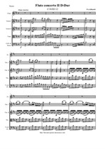 Rosetti Fr. A. Flute concerto Nr.2 D-Dur - Score & parts
