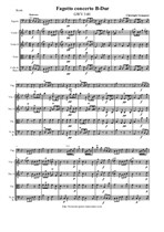 Graupner Chr. Konzert für Fagott B-Dur - Score & parts