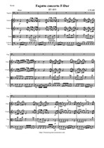 Vivaldi A. Fagotto concerto F-Dur - Score & Parts