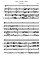 Quantz J.J. Flute concerto g-moll Nr.97 - Score & Parts