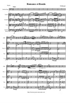 Keyper F. Romance et Rondo for Double Bass and String orchestra - Score & Parts