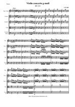 Vivaldi A. Violin concerto g-moll – Score & Parts