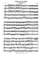 Vivldi A. Violin concerto D-Dur 'in Tromba Marina' - Score & Parts