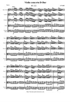 Vivaldi A. Violin concerto D-Dur – Score & Parts