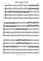 Vivaldi A. Violin Concerto d-moll - Score & Parts