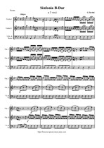 Tartini G. Sinfonia B-Dur a 3 voci - Score & parts