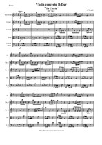 Vivaldi A. Violin concerto B-Dur 'La Caccia' - Score & parts