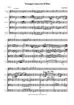 Bond Capel Trumpet concerto D-Dur - Score & parts