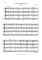 Hellendaal P. Concerto Grosso d-moll - Score & Parts
