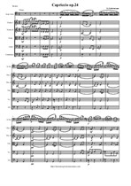 Goltermann G. Capriccio for Cello and string orchestra - Score & parts