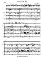 L. van Beethoven Romance F-Dur for Violin and String orchestra - Score & parts